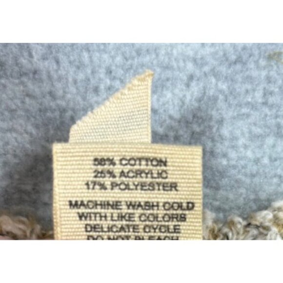 Buckle BKE Gimmicks M Plaid Sleeve Raglan Sweater Metallic Casual‎ - Picture 4 of 6